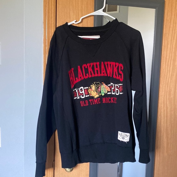 Chicago Blackhawks old time hockey retro crewneck - Picture 1 of 2